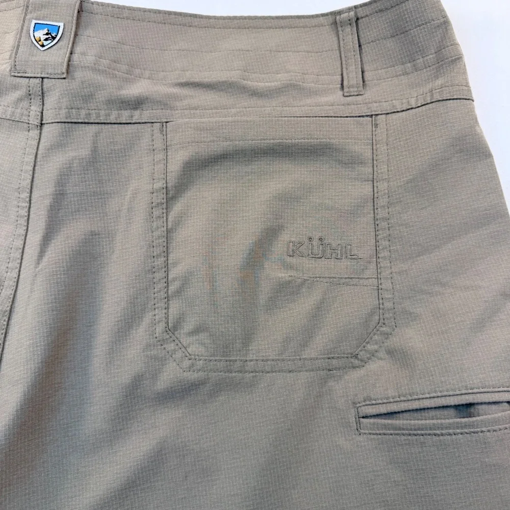 Kuhl Silencr Pants Mens 40x32 Tan Ripstop Stretch Hiking Trail Outdoor 5166